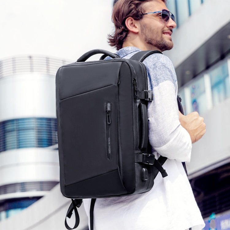 Mark Ryden 17.3 Inch Men Large Capacity Oxford Cloth Computer Backpack,Style:, Expansion Style, Raincoat Style