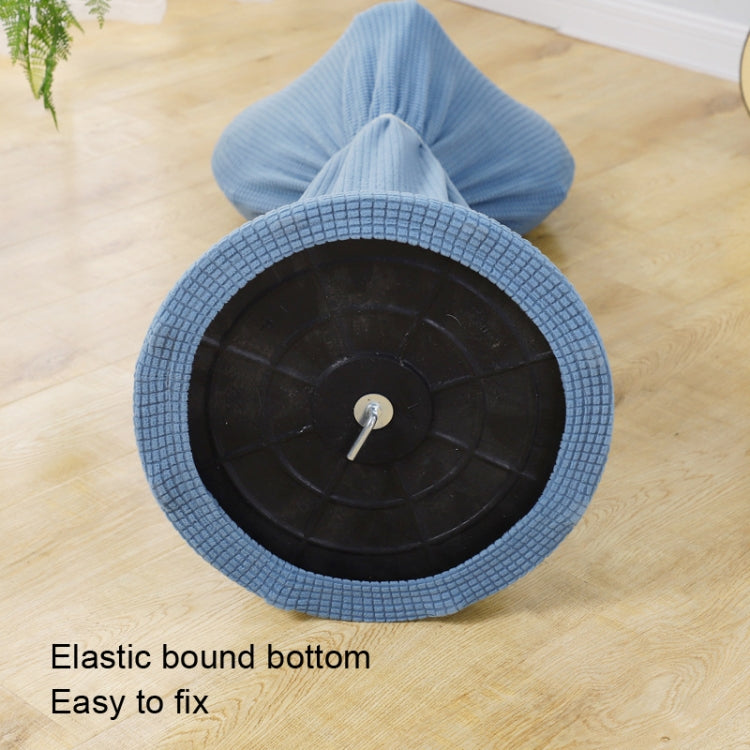 Round Elasticity Fan Dust Cover Household Use Fabric Fan Protective Cover, 110x45cm Blue, 110x45cm Gray, 110x45cm Green