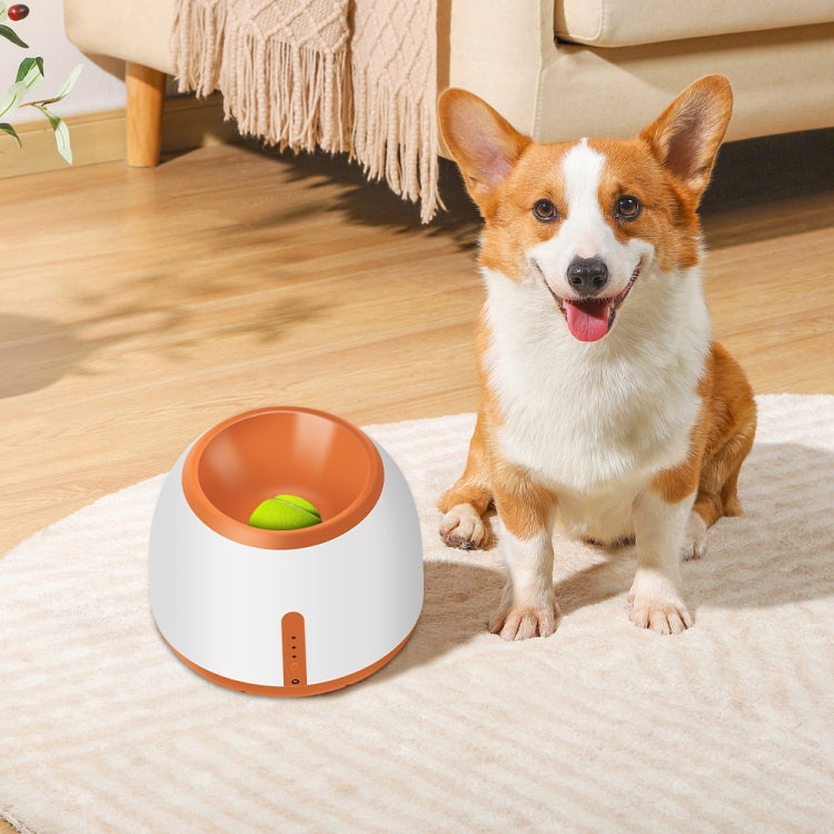 CWFQQ-1 Tennis Ball Launcher Dogs Interactive Toys, Adapter:, US Plug, EU Plug