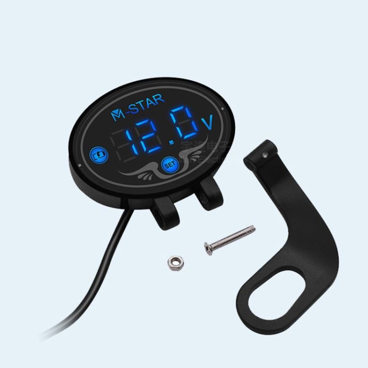 YL-M01 Motorcycle Battery Voltage Monitoring M-STAR Intelligent Voltage Meter, YL-M01 Blue, YL-M01 Gold, YL-M01 Purple