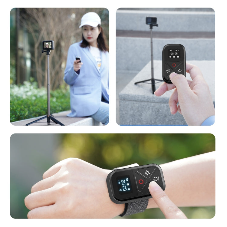 TELESIN T10 80m Bluetooth Remote Control For GoPro Hero11 Black / HERO10 Black / HERO9 Black / HERO8 Black /Max, For GoPro
