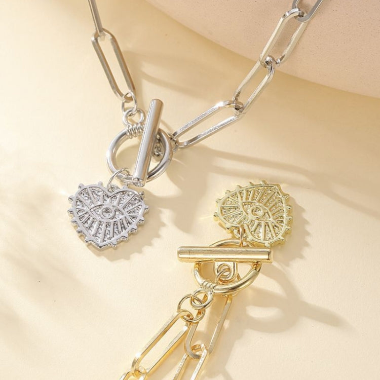 Angel Eyes Pendant Layered Necklace, Model:, N2106-20 Love Eyes, N2106-20 Silver Love Eyes, N2107-21 Colorful Diamond, N2107-22 Big Eyelashes
