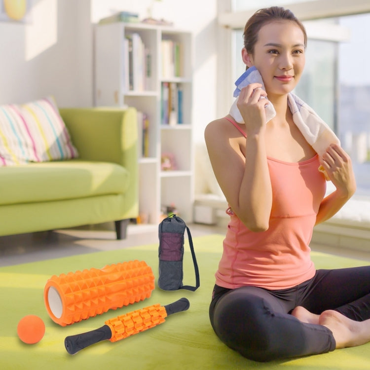 Crescent Hollow Foam Roller Yoga Column Set Fitness Muscle Relaxation Massager Set, 5pcs/set, 6pcs/set