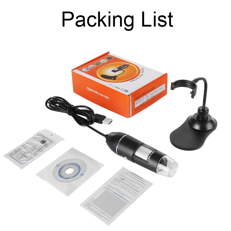 A8 50X-1000X USB Hose Stand Digital Microscope LED Light Handheld Portable Microscope, A8 50X-1000X