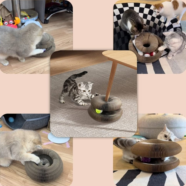 LM1012 Organ Cat Scratching Board Cat Toys With Bell, Organ Shape
