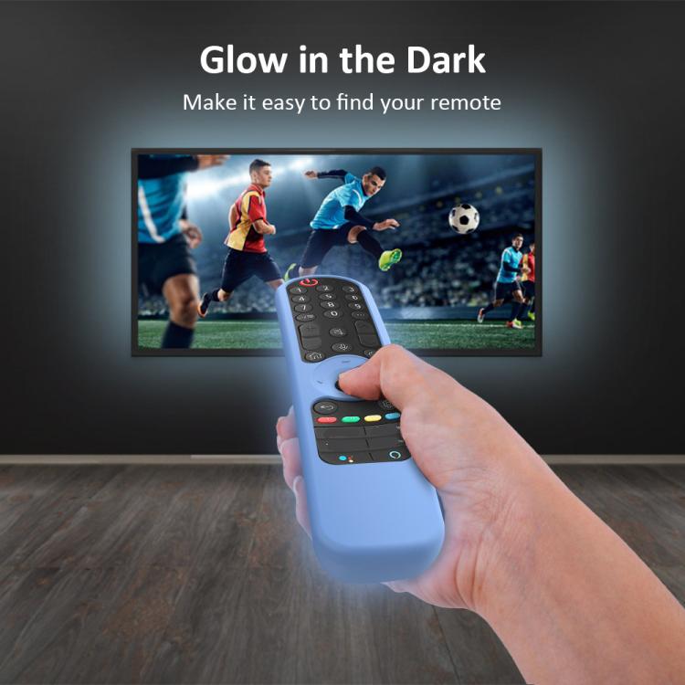 For LG AN-MR21GC / AN-MR21N / AN-MR21GA TV Remote Control Silicone Case, GS0020 Black, GS0020 White, GS0020 Luminous Blue, GS0020 Luminous Green