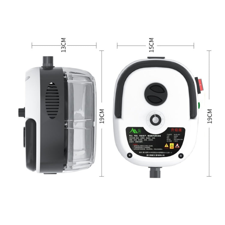 2500W High Temperature And High Pressure Steam Cleaning Machine for Kitchen Bathroom Furniture, White 220V UK Plug