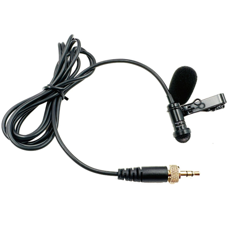 3.5mm Straight Internal Thread Plug Wireless Transmitting Lavalier Microphone, 1.5m
