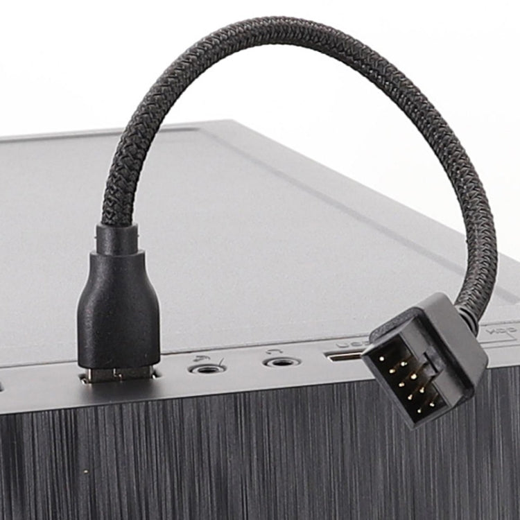 USB-A Male To 9Pin Motherboard Built-In RGB Data To External U Port Adapter Cable, USB-A Male To 9Pin