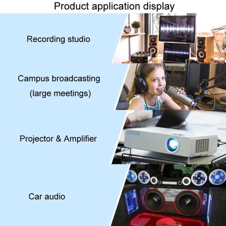 RCA Audio Ground Loop Isolator Anti-Interference Noise Reducer Eliminate Current Sound Bluetooth Receiver, Square, Ellipse
