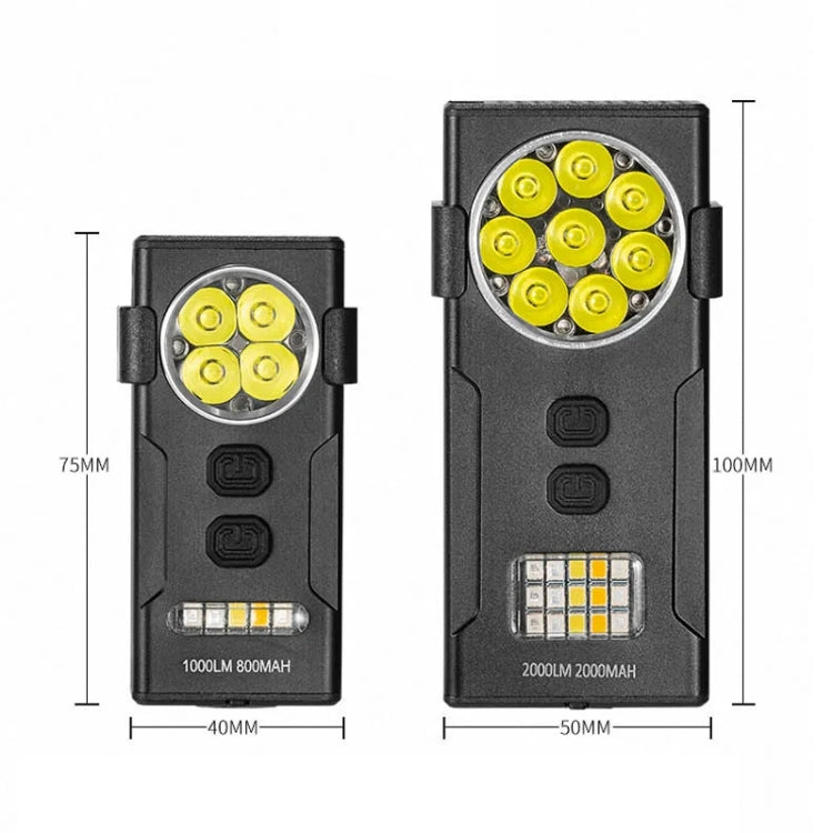 E-SMARTER D84 mini carry-on work light with strong magnetic adsorption and four LED eyes