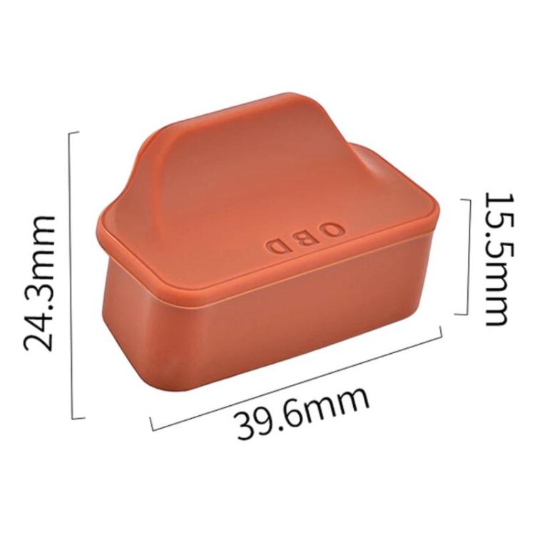 5pcs Universal Car OBD Protective Cover Silicone Dustproof Protective Cap