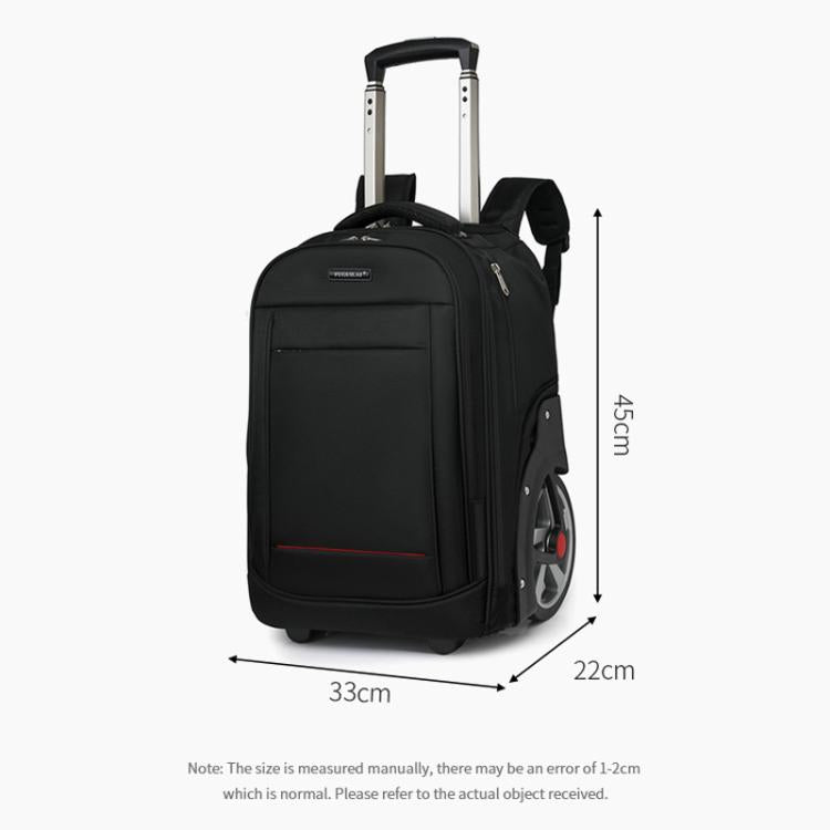 20 Inch Carry-On Trolley Backpack Large Capacity Waterproof Oxford Travel Duffle Bag With Wheels & TSA Lock