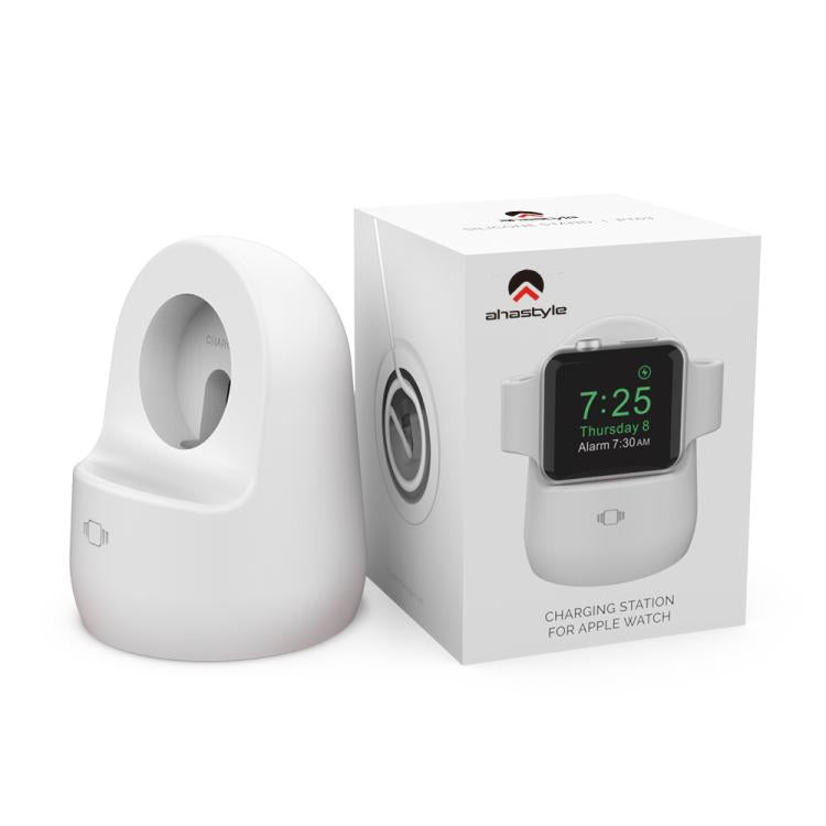 For Apple Watch AhaStyle PT63 Silicone Charging Storage Stand Mini Charging Base, Without Charger