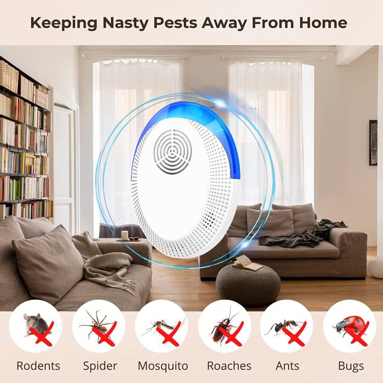 Intelligent Ultrasonic Mosquito & Mouse Repeller, Household Cockroach Repellent For Living Room Bedroom Kitchen, US Plug, UK Plug, EU Plug