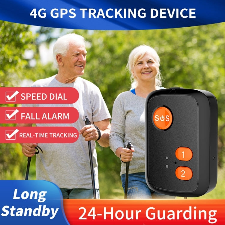V51 B Style IP67 Waterproof 4G LTE 3G 2G GSM Elderly SOS Button Emergency Alarm GPS Tracker For North America/South America, V51 B Style