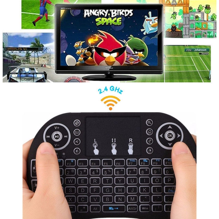 Support Language: English i8 Air Mouse Wireless Keyboard with Touchpad for Android TV Box & Smart TV & PC Tablet & Xbox360 & PS3 & HTPC/IPTV, English