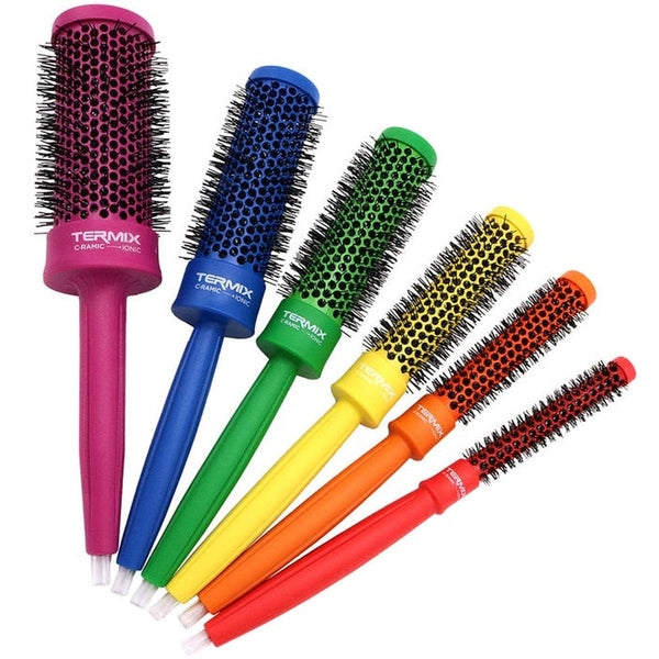 Termix C-Ramic Colours Pride Brushes + Toiletry Bag - 7 Pieces