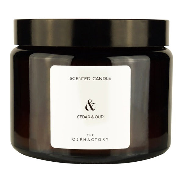 The Olphactory Cedar Oud Scented Candle 360g