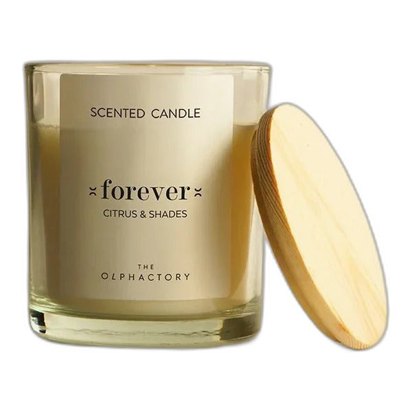 The Olphactory Forever Citrus Shades Scented Candle 135g