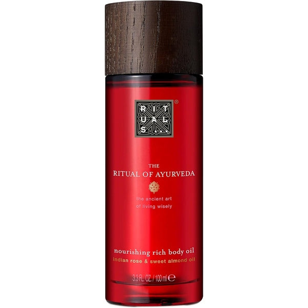 The Ritual of Ayurveda Nourishing Rich Body Oil 100ml - Indian Rose & Sweet Almond Oil