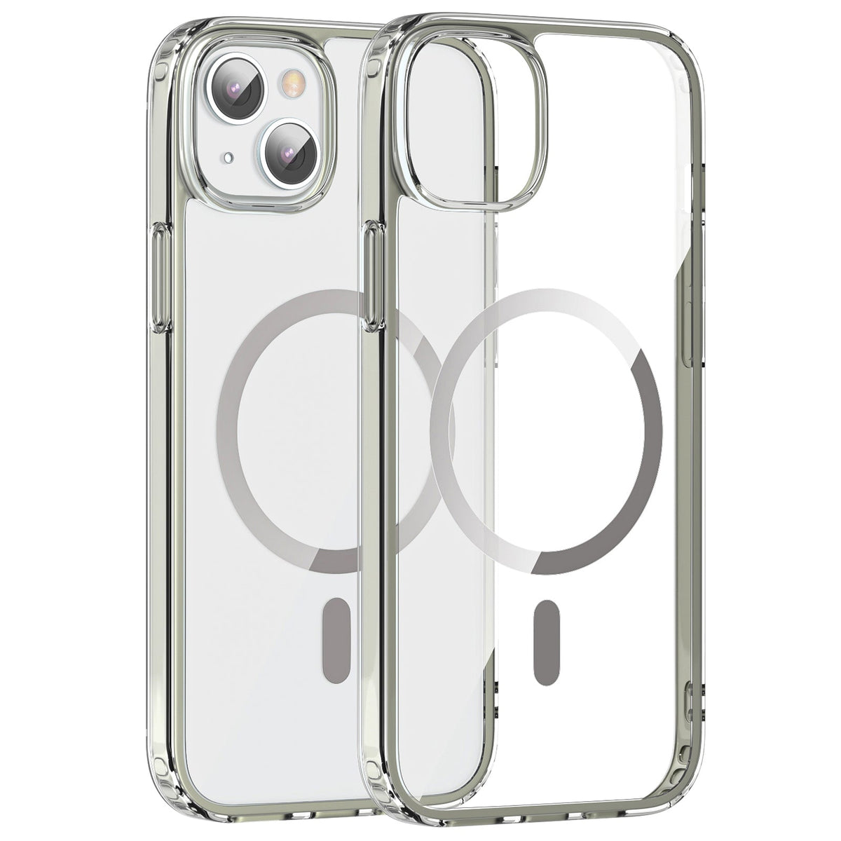 Crystal Clear iPhone 15 MagSafe Case – Ultra-Slim Shockproof Protective Cover with Strong Magnetic Lock & Fast Wireless Charging