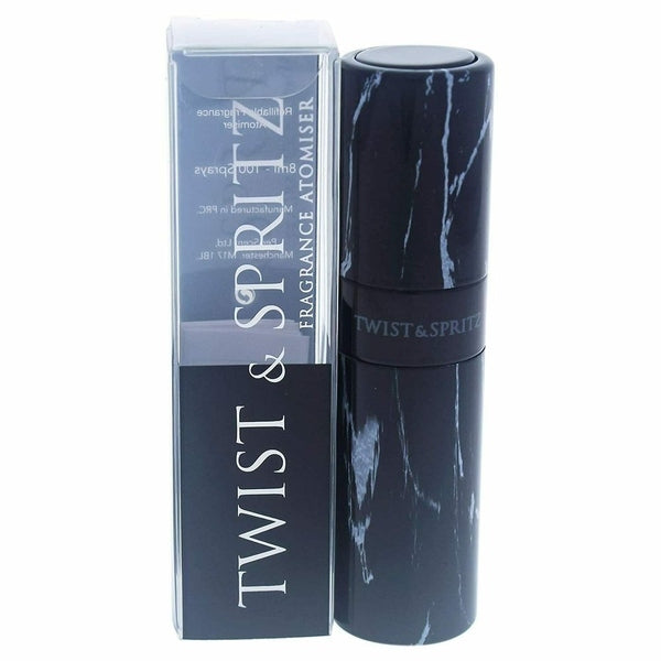 Twist & Spritz Refillable Atomiser Spray 8ml - Black Marble
