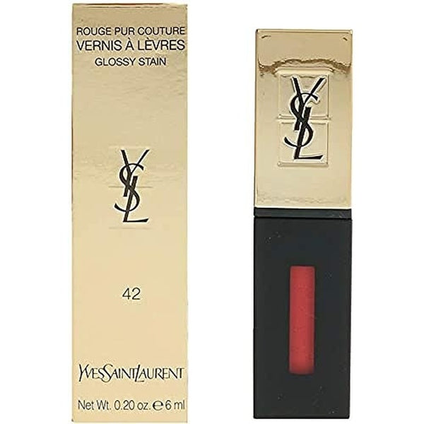 Yves Saint Laurent Rouge Pur Couture Vernis à Lèvres Glossy Stain 6ml -Tangerine Boho