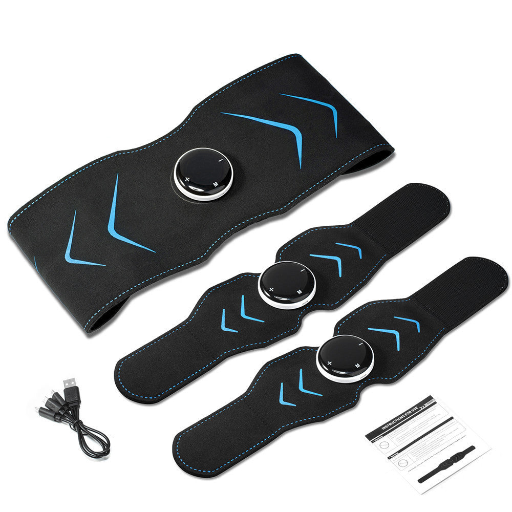 Cross-border Intelligent Belly Reducing Massage Belt Fat-flicking Abdominal Muscle Abdominal Fitness Appliance Home Fitness Abdominal Tinker Loon EMS Belt