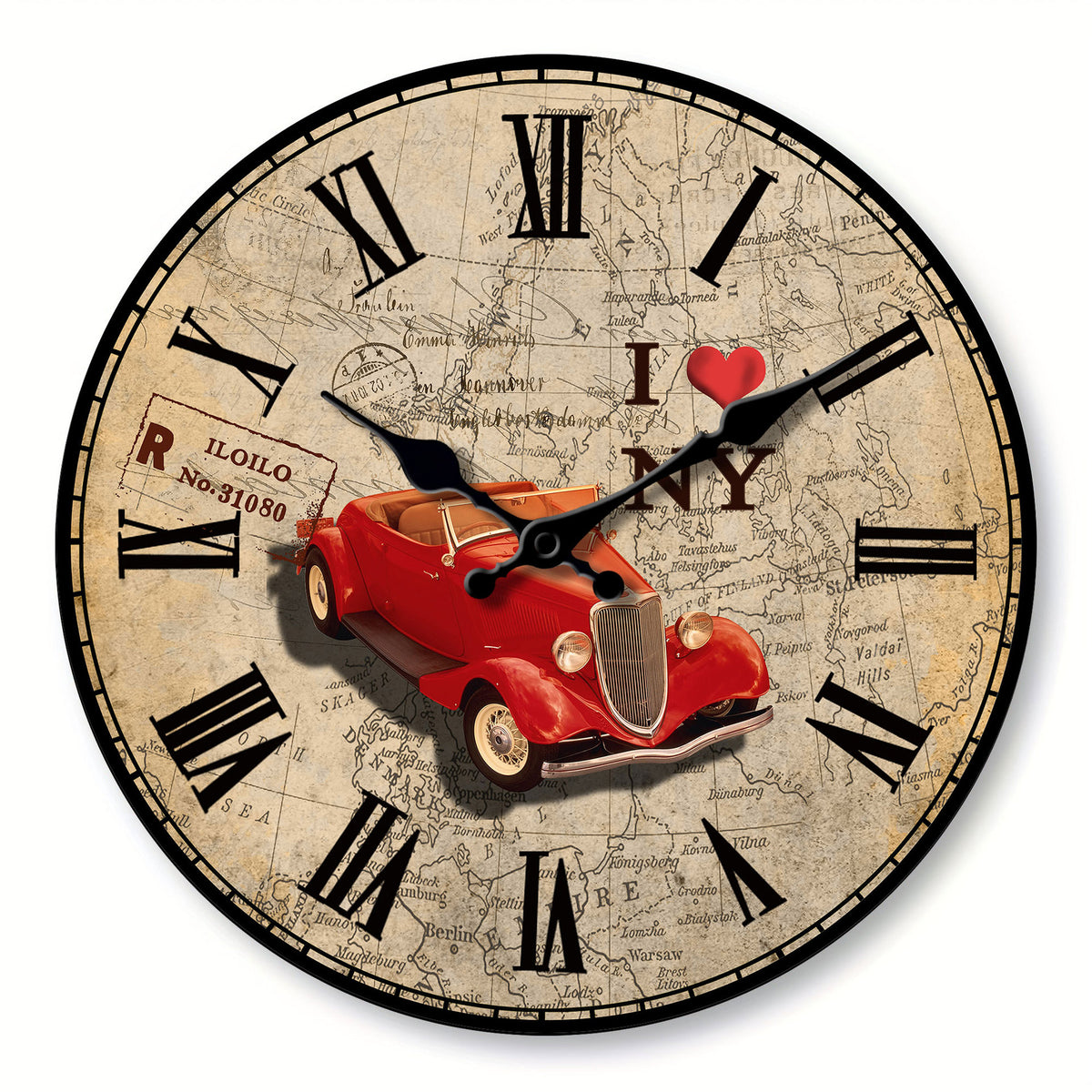 Cross-Border 14inch Wall Clock for Living Room Home Decoration