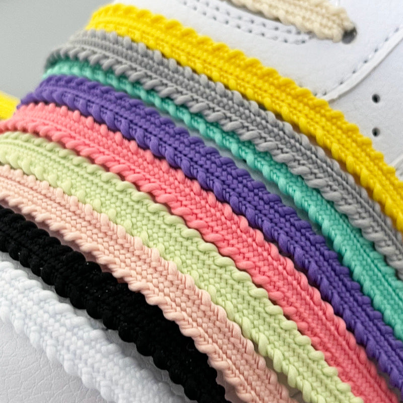 sneaker Wheat Ears Color Shoe Rope Lace Personalized Trendy Men's and Women's sneaker Shoelaces Adaptable Canvas Shoes Sneakers