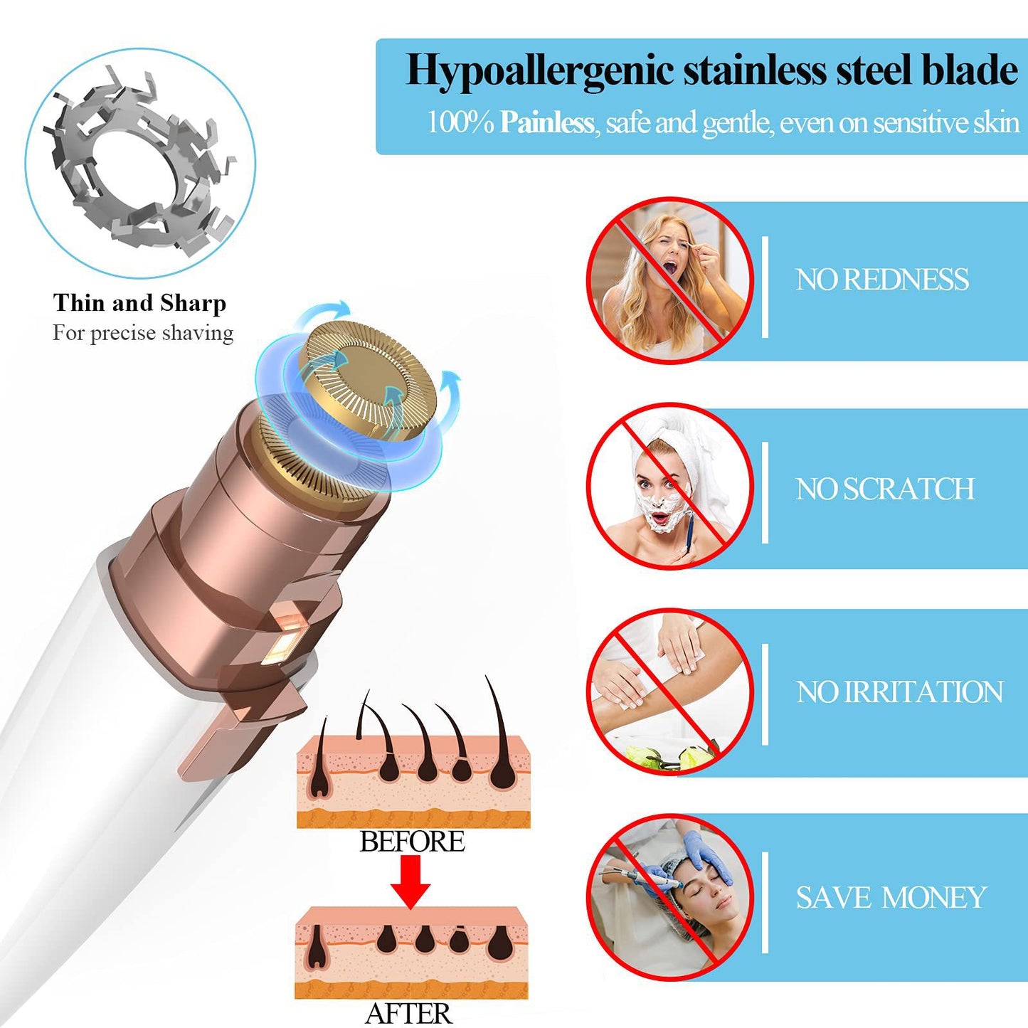 Cross-Border Wholesale Two-In-One Electric Eyebrow Trimmer Mini Lipstick