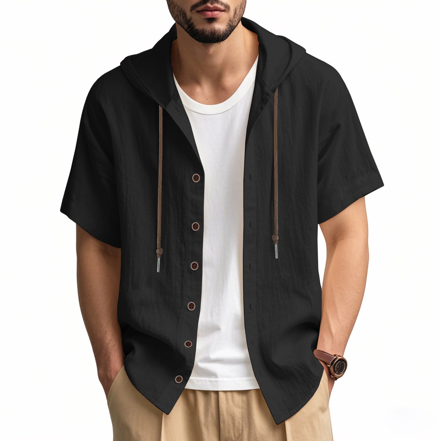 Cross-Border Amazon American Summer Men's Thin Breathable