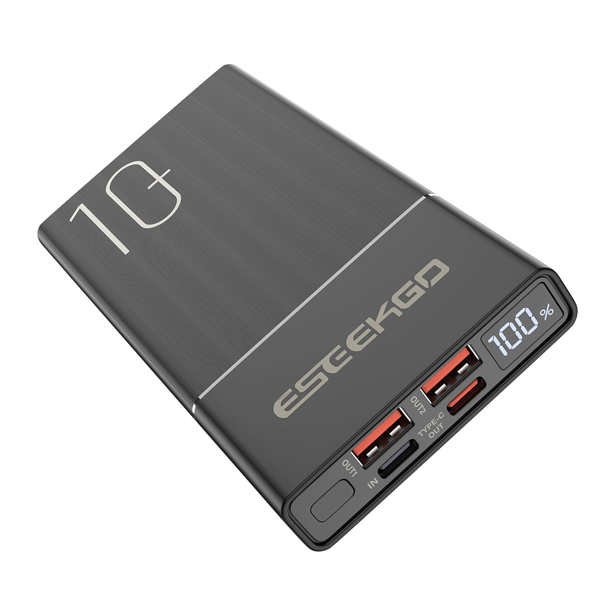 Eseekgo 10000mAh 22.5W Ultra Fast Digital Display Power Bank with FREE USB-C cable
