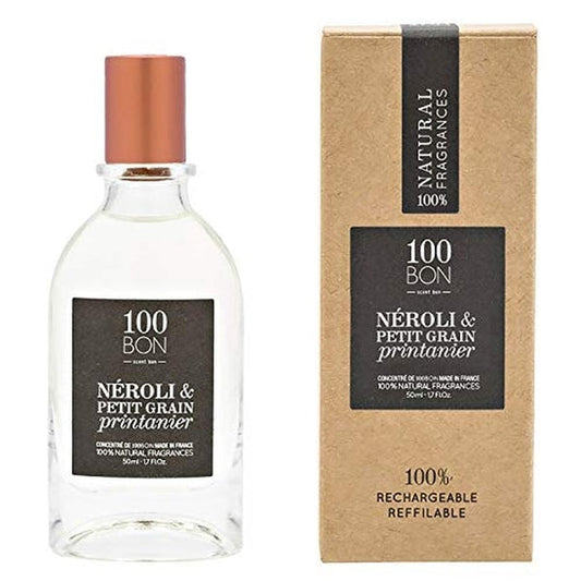 100BOn Néroli & Petit Grain Printanier Refillable Eau de Parfum Concetrate 50ml Spray