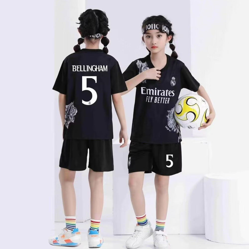 Football uniforms suit children's baby children's clothing jerseys boys and girls primary school students football training class team uniforms kindergarten