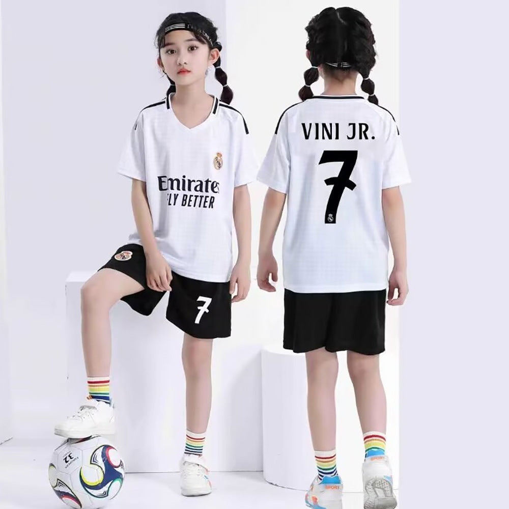 Football uniforms suit children's baby children's clothing jerseys boys and girls primary school students football training class team uniforms kindergarten