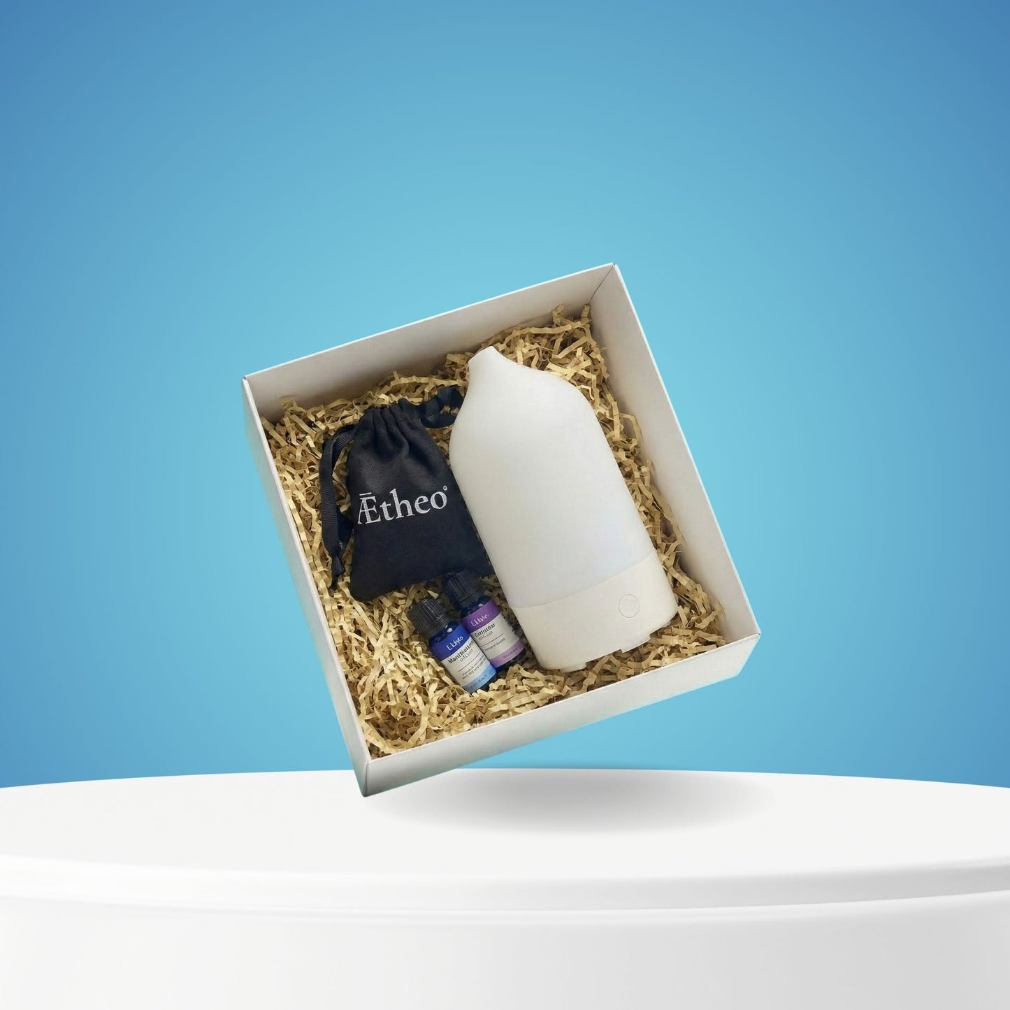 Serenity Sleep Gift Set  – White Diffuser with Lavender & DreamHaven Oils