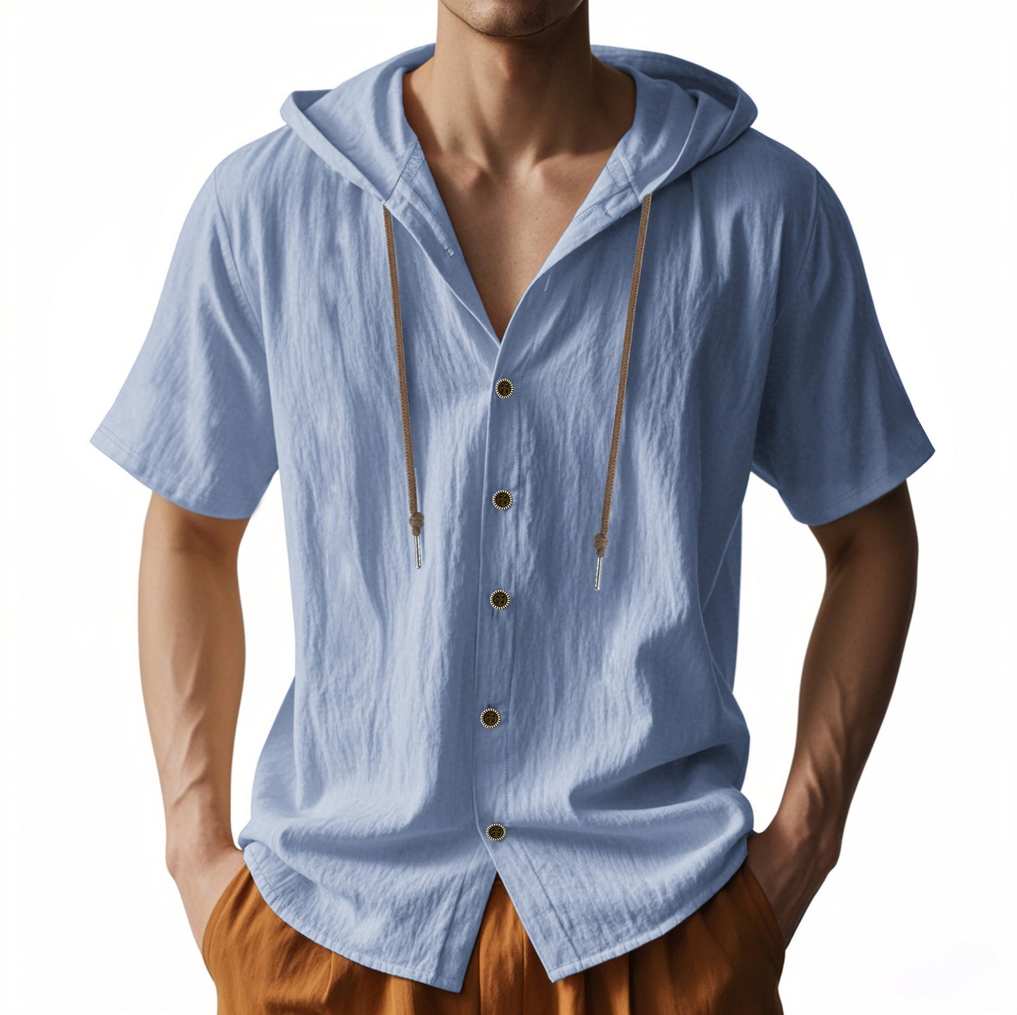 Cross-Border Amazon American Summer Men's Thin Breathable
