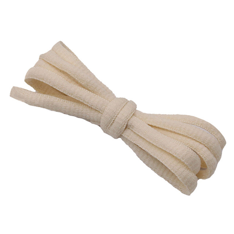 Kurojin Polyester Semi-Circular Shoelaces 6mm Wide Casual Shoes Sneakers Sports Shoes Canvas Shoes Tensile Strength 50N