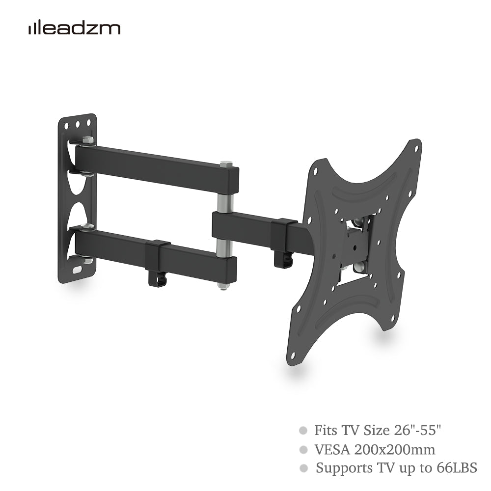 26-50" Adjustable Wall Mount Bracket Rotatable TV Stand TMX200 with Spirit Level