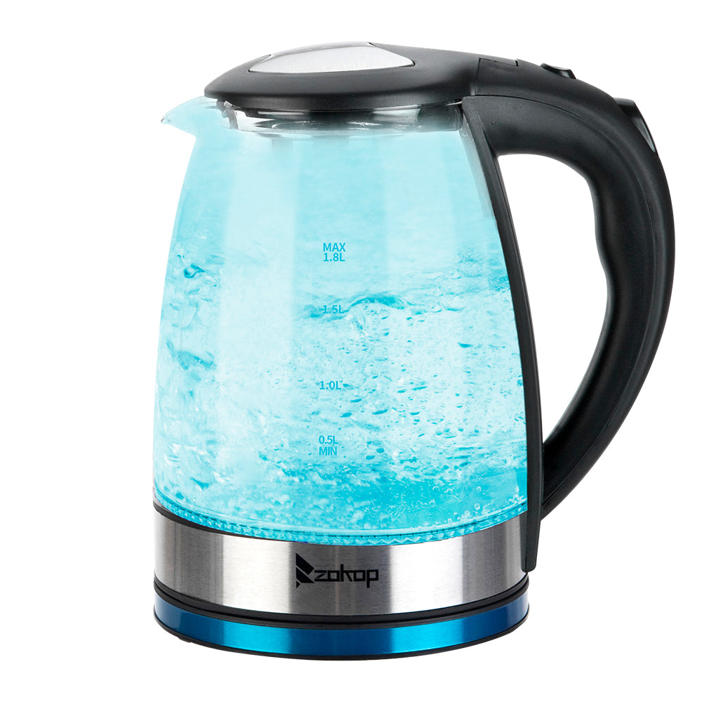 [Same model: 22701299] HD-1861-A 220V 2000W 1.8L Electric Glass Kettle UK Plug