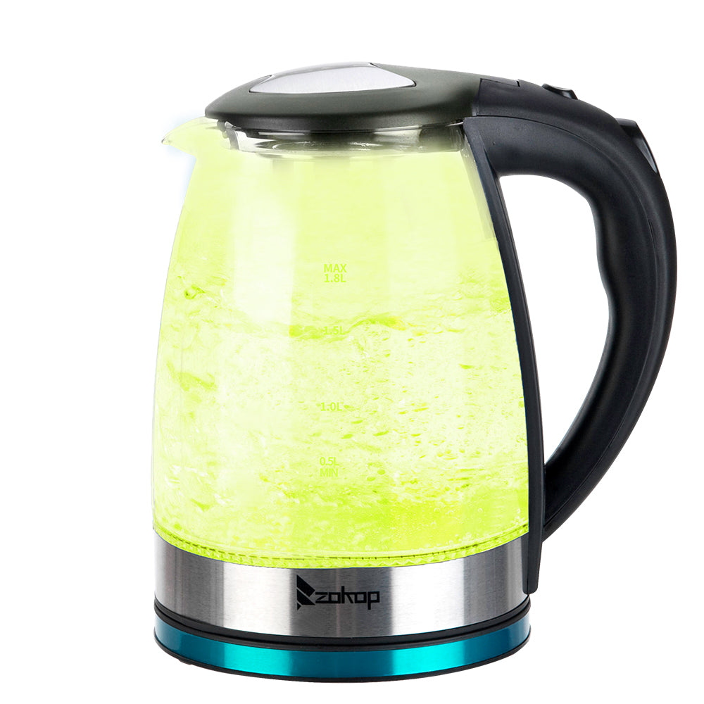 [Same model: 22701299] HD-1861-A 220V 2000W 1.8L Electric Glass Kettle UK Plug