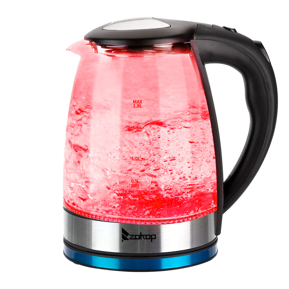 [Same model: 22701299] HD-1861-A 220V 2000W 1.8L Electric Glass Kettle UK Plug