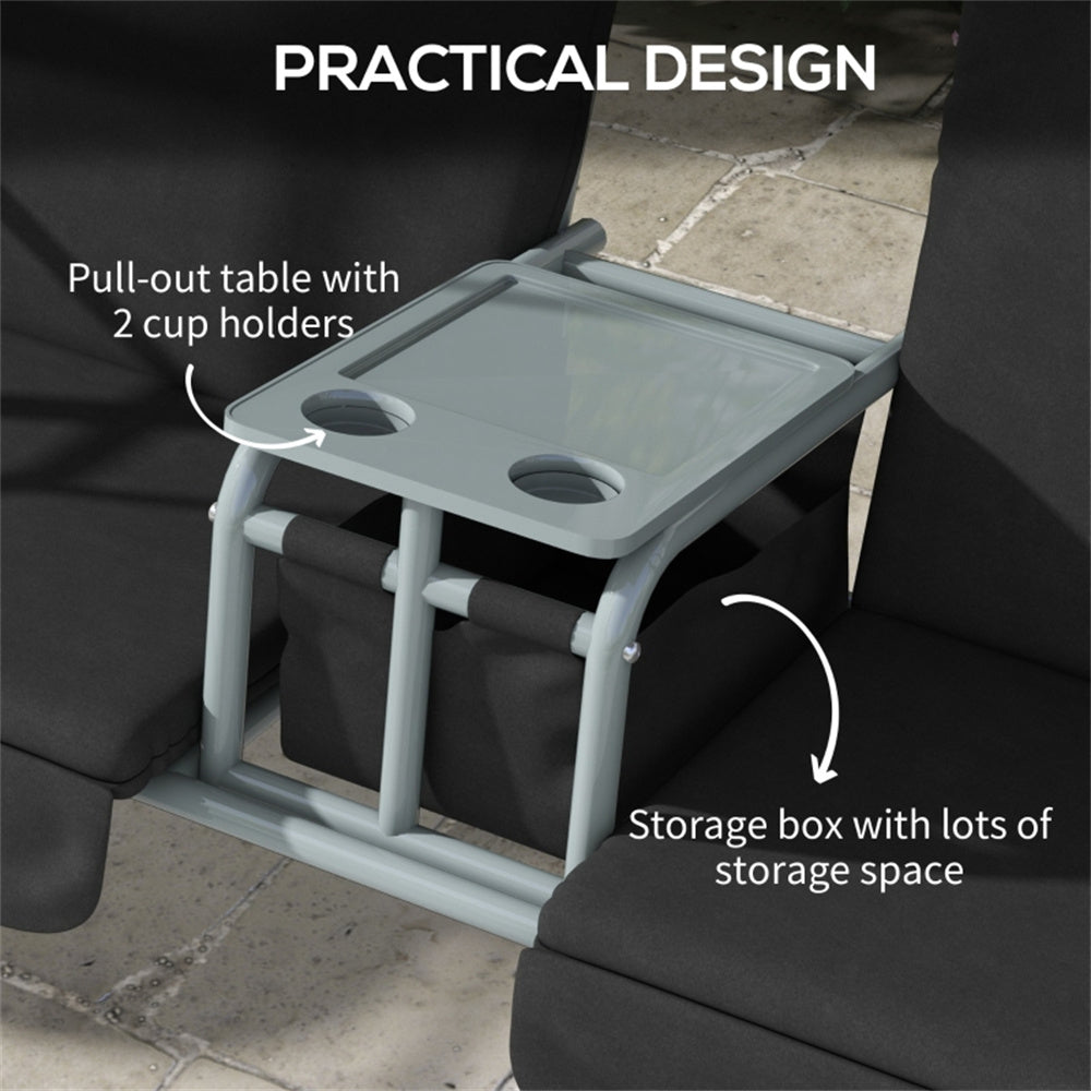 2 seats Outdoor Patio Swing Chair ( Amazon Shipping)（ Prohibited by WalMart ）