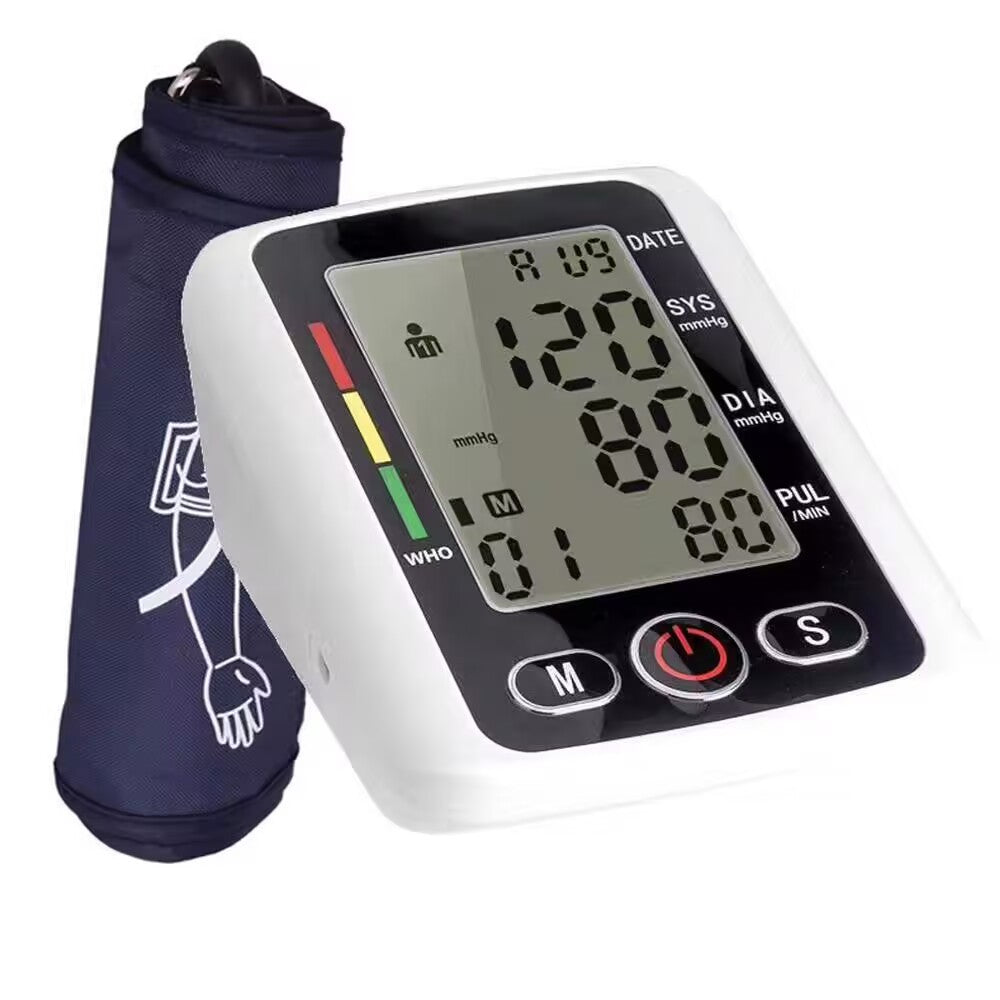 Digital Blood Pressure Monitor Automatic Arm Pulse Meter Voice Talking BP Machine(US Logistics only For USPS.TK/TMEU only For self-pickup)(Platform policies vary; relevant qualifications are attached via link, please do not list products without required