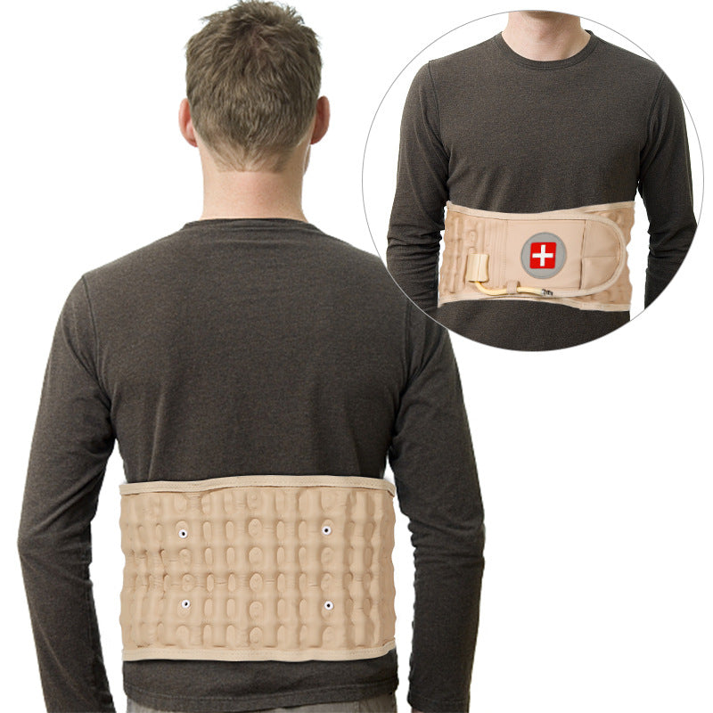 Popular Waist Protector Inflatable Belt for Men and Women, Unisex Care, Traction, Fixed Lumbar Support, Waist Support, Pressure Relief Air Bag Waist Protector