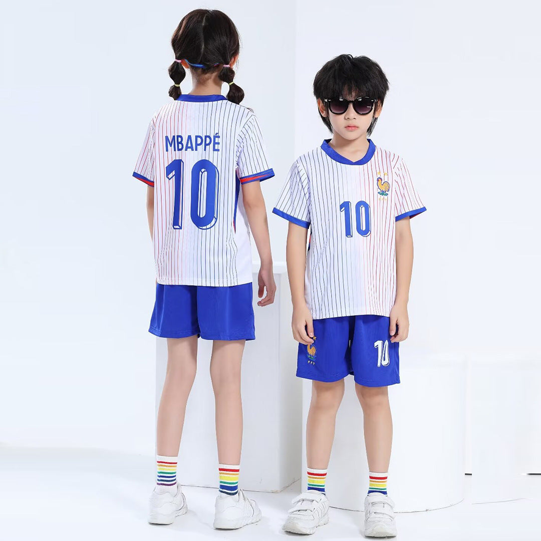 Football uniforms suit children's baby children's clothing jerseys boys and girls primary school students football training class team uniforms kindergarten
