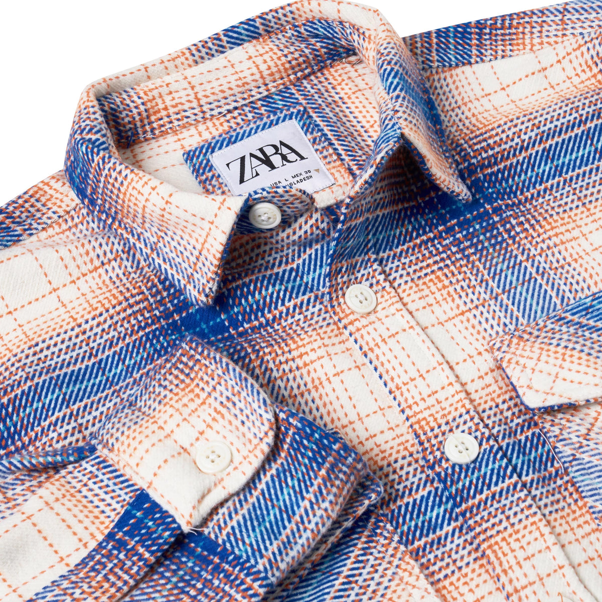 Ex High Street Brushed Cotton Overshirt