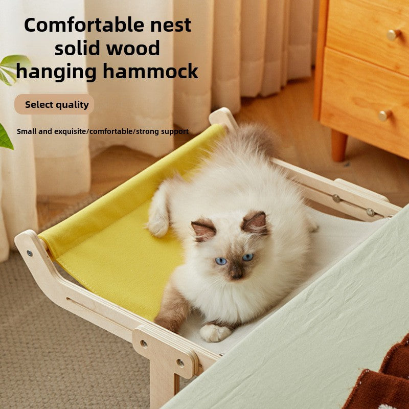 Cat bed bedside cat hammock hanging cat nest hanging nest window sill hammock cat stand window balcony pet cat sun-drying